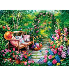 Puzzle SunsOut Kim&#39;s Garden 1000 peças