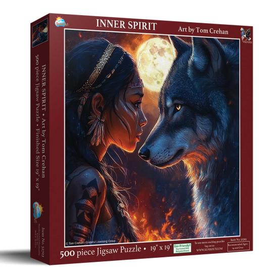 Puzzle SunsOut Espírito Interior XXL de 500 Peças Puzzle SunsOut Espírito Interior XXL de 500 Peças