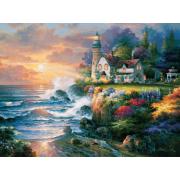 Puzzle SunsOut Farol no Crepúsculo de 1000 Peças