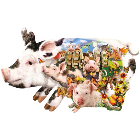 Puzzle SunsOut Pig Farm XXL 1.000 peças