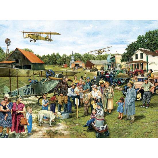 SunsOut Farmers and Airplanes XXL Puzzle 300 Peças