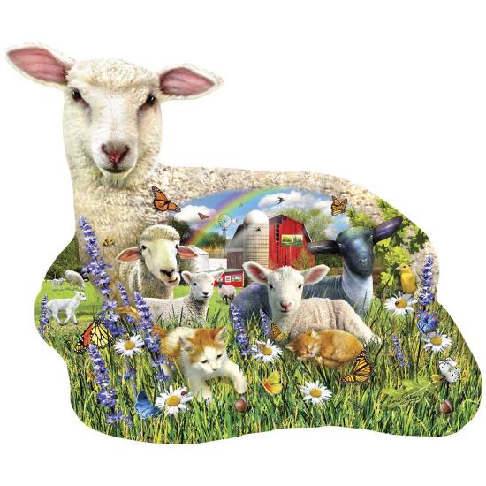 Puzzle SunsOut The Lamb Farm XXL 1000 peças