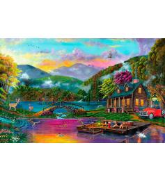 Puzzle SunsOut Lago Paraíso de 1000 XXL Peças