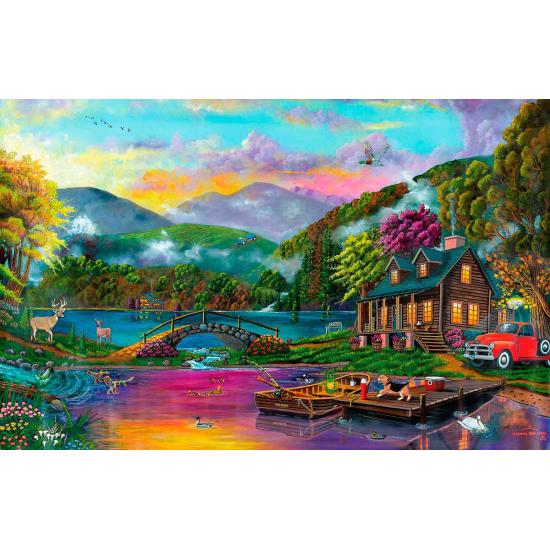 Puzzle SunsOut Lago Paraíso de 1000 XXL Peças