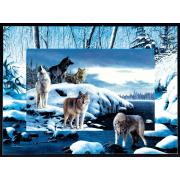 Puzzle SunsOut Lobos de Gelo 1000 Peças