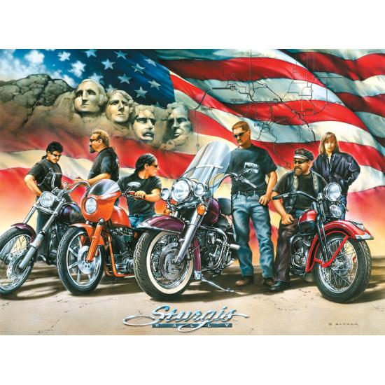 Bicicletas SunsOut em Sturgy 1000 Peças Puzzle