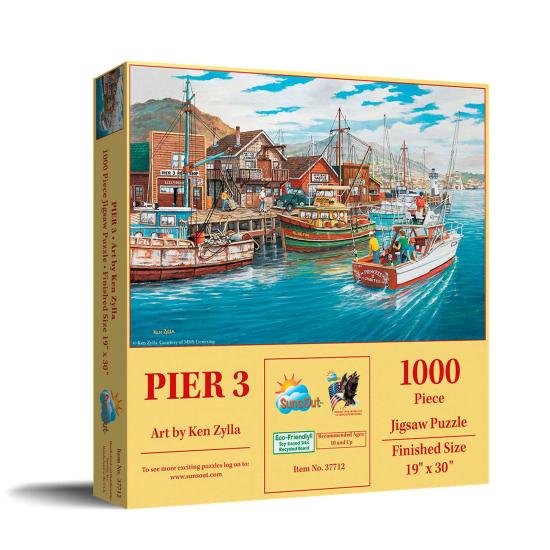 Puzzle SunsOut Cais 3 de 1000 XXL Peças Puzzle SunsOut Cais 3 de 1000 XXL Peças