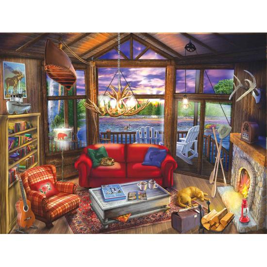 SunsOut Night at the Cabin Puzzle XXL 300 peças