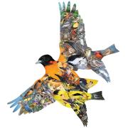Puzzle SunsOut Pássaros Orioles de1000 peças