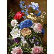 Puzzle SunsOut Bouquet em Azul 1000 Peças