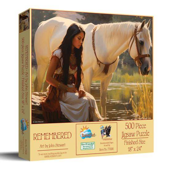 Puzzle SunsOut Lembrado de 500 Peças Puzzle SunsOut Lembrado de 500 Peças