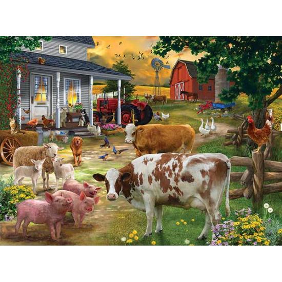 Puzzle SunsOut Reunion no Barnyard 1000 Pieces