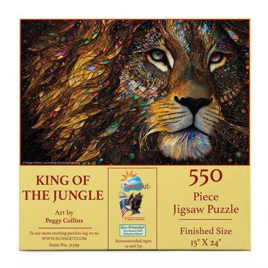 Puzzle SunsOut Rei Da Selva de 550 peças Puzzle SunsOut Rei Da Selva de 550 peças