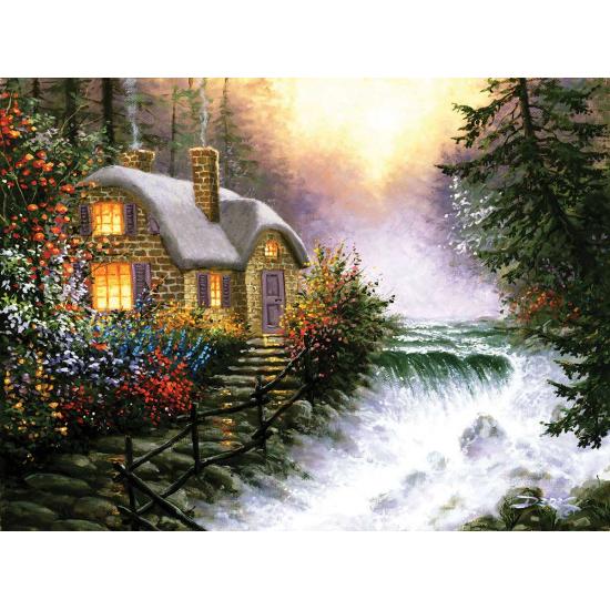 Puzzle SunsOut Margem do Lago de 1000 peças