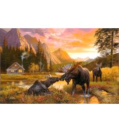 Puzzle SunsOut Serenidade Selvagem de 550 peças