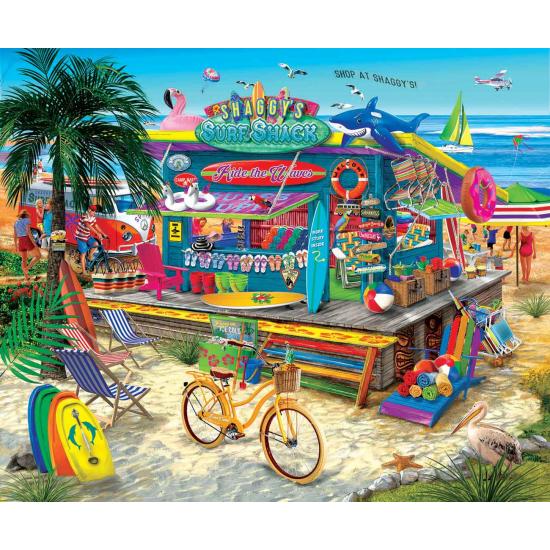 Puzzle SunsOut Shaggye's Surf Shop XXL 1000 peças