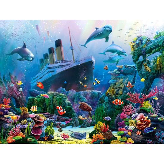 Puzzle SunsOut Titanic no fundo do mar XXL de 500 Peças