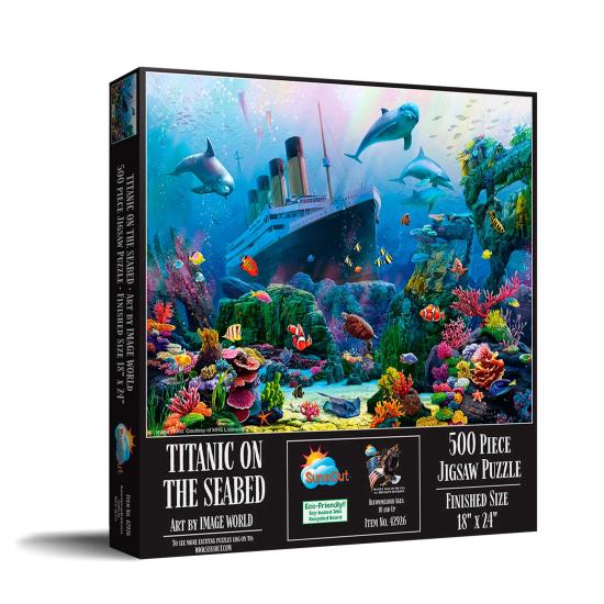 Puzzle SunsOut Titanic no fundo do mar XXL de 500 Peças