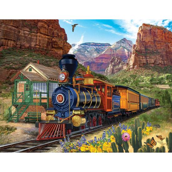 Puzzle SunsOut Train cruzando o Canyon XXL de 1000 Pzs