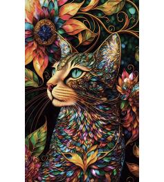 Puzzle SunsOut Um Gato Feliz de 550 peças