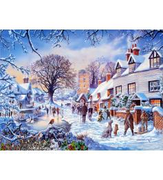 SunsOut Puzzle Uma Cidade no Inverno 1000 Peças