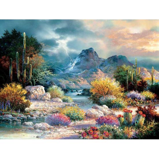 Puzzle SunsOut The Valley In Spring XXL 300 Peças