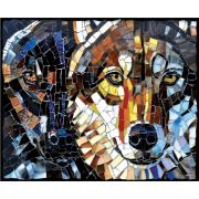 Puzzle SunsOut Lobos Vitral 1000 peças