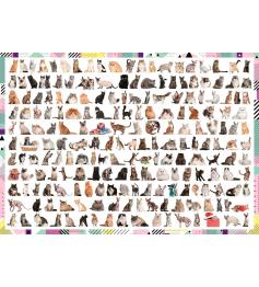 Puzzle Trefl 208 Gatos de 1000 Peças