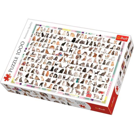 Puzzle Trefl 208 Gatos de 1000 Peças