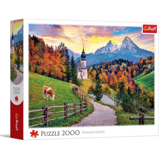 Puzzle Trefl Alpes Bávaros no Outono de 2000 peças