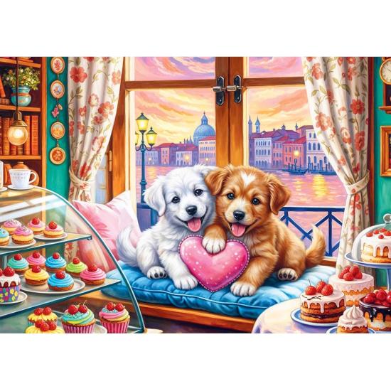 Puzzle Trefl Amor de Cachorrinho de 500 Peças