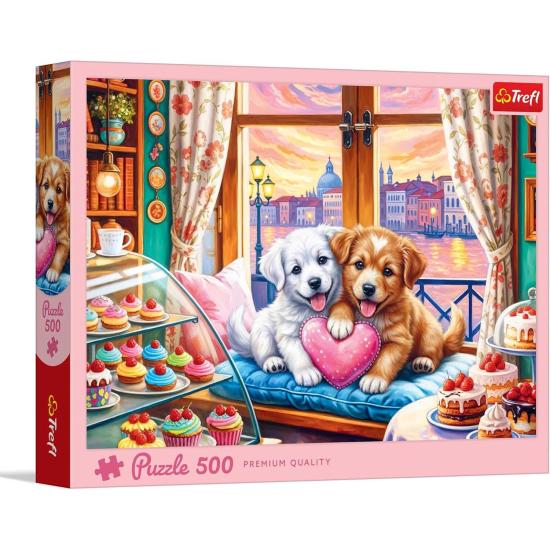Puzzle Trefl Amor de Cachorrinho de 500 Peças