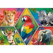 Puzzle Trefl Animais Exóticos de 1000 Peças