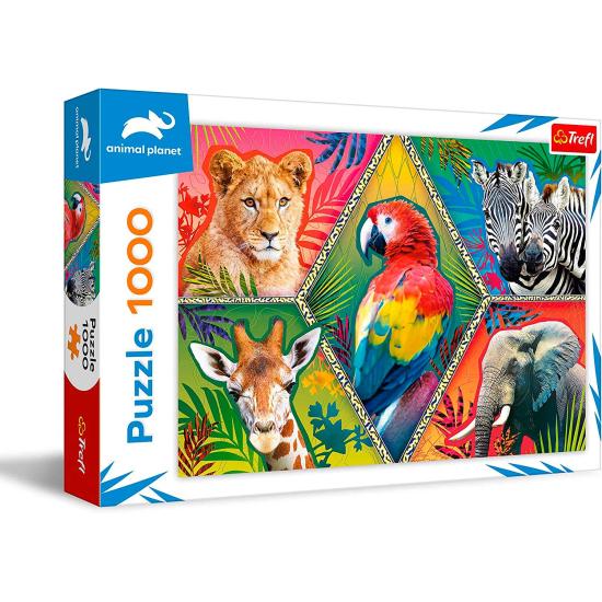 Puzzle Trefl Animais Exóticos de 1000 Peças