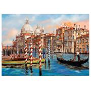 Puzzle Trefl Pôr do Sol no Canal de Veneza de 1000 Peças
