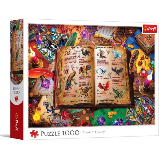 Puzzle Trefl Atlas de Aves Fantásticas 1000 Peças