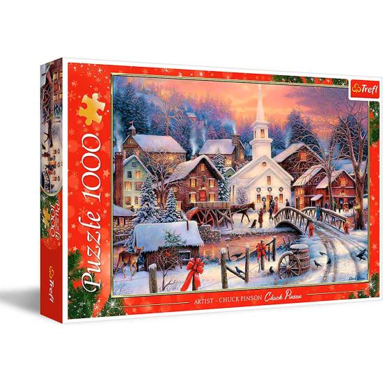 Puzzle Trefl Natal Branco 1000 Peças Puzzle Trefl Natal Branco 1000 Peças