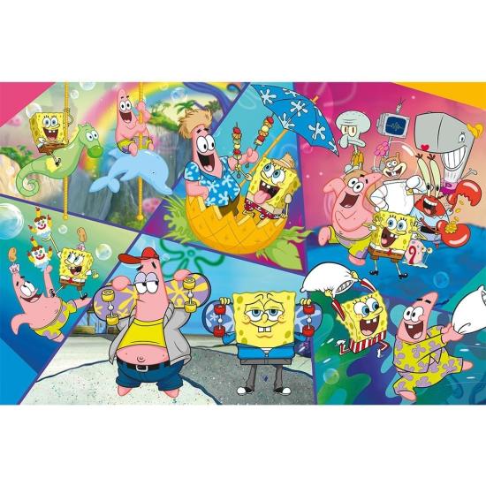 Puzzle Trefl SpongeBob em Bikini Bottom XXL de 300 Peças