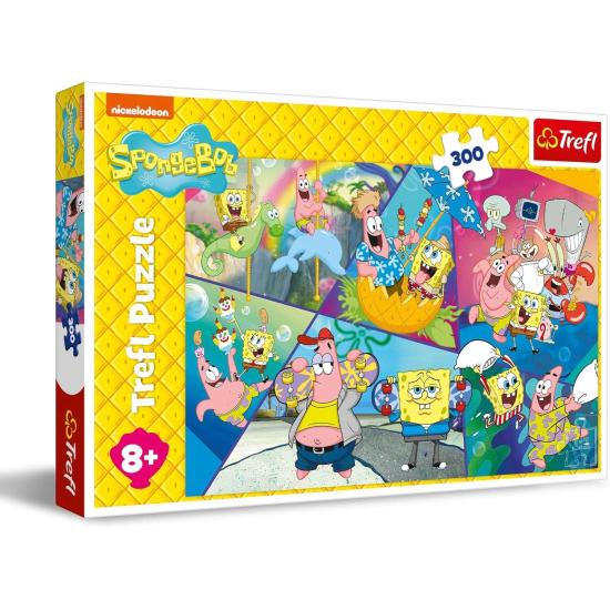 Puzzle Trefl SpongeBob em Bikini Bottom XXL de 300 Peças