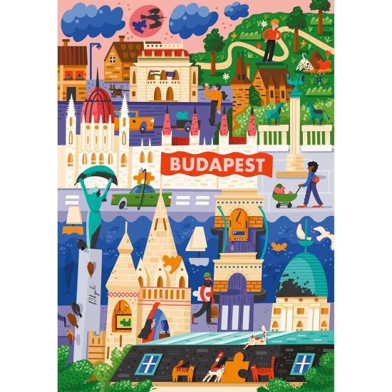 Puzzle Trefl Budapeste, Hungria 1000 Peças