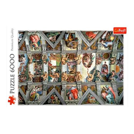 Puzzle Trefl  Abóbadas da Capela Sistina de 6000 Peças