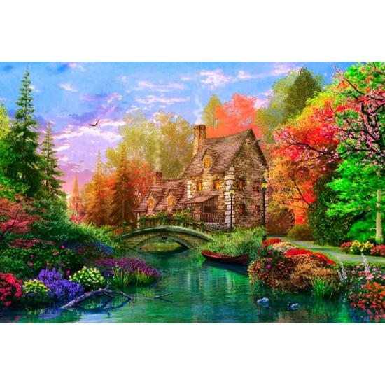 Puzzle Trefl Cabana no Lago 1500 Peças