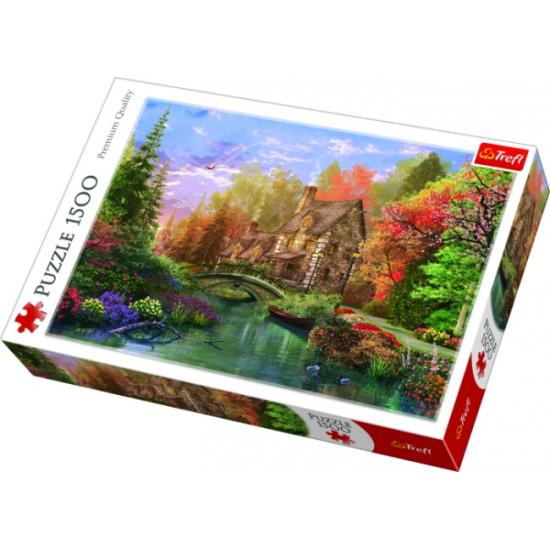 Puzzle Trefl Cabana no Lago 1500 Peças