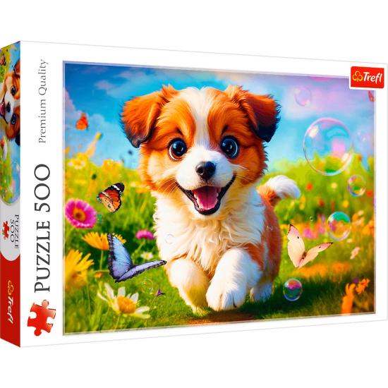 Puzzle Trefl Cãozinho Feliz de 500 Peças