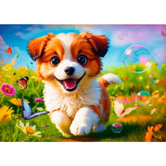 Puzzle Trefl Cãozinho Feliz de 500 Peças