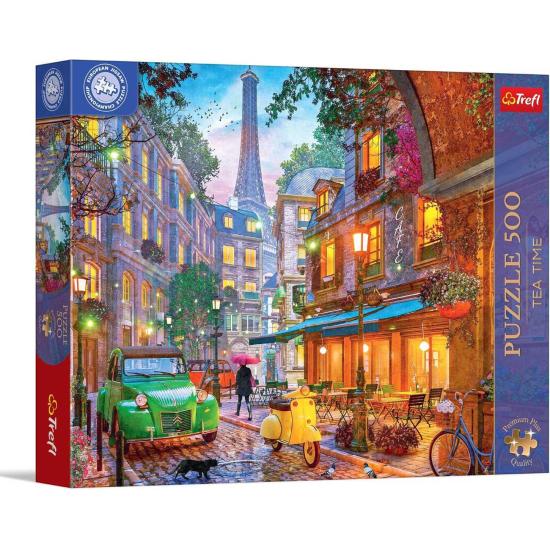 Puzzle Trefl Café de Esquina em Paris de 500 Peças