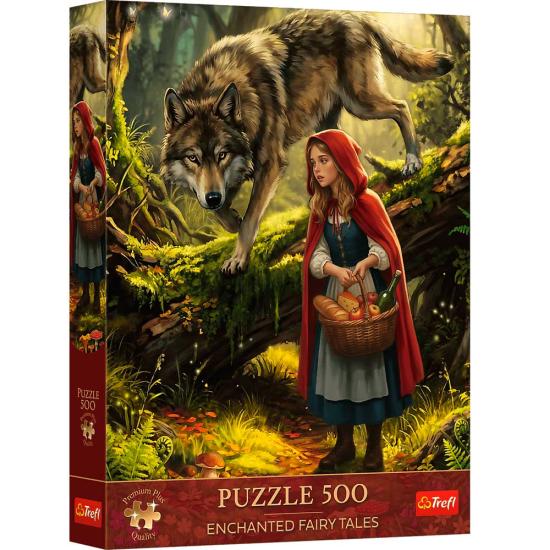 Puzzle Trefl Chapeuzinho Vermelho E O Lobo de 500 Peças