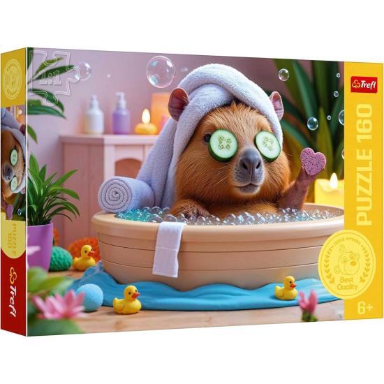 Puzzle Trefl Capivara no SPA XXL de 160 Peças