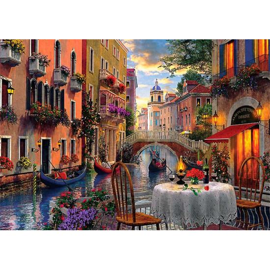 Trefl Puzzle Jantar Romântico em Veneza de 6000 Peças Trefl Puzzle Jantar Romântico em Veneza de 6000 Peças