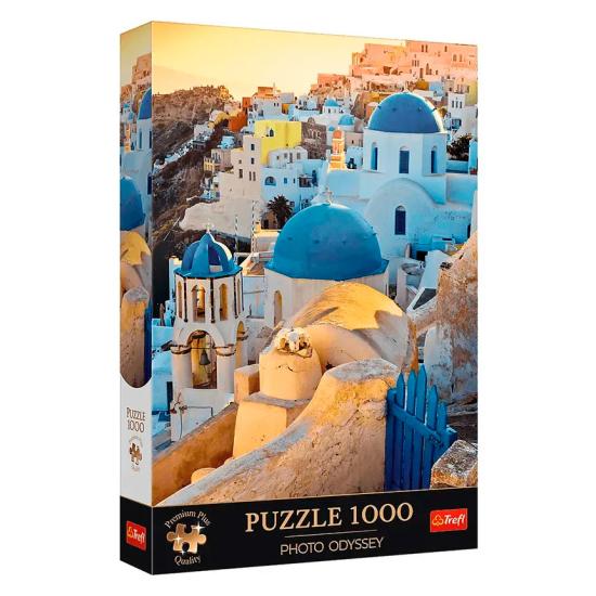 Puzzle Trefl Cidade de Oia, Santorini 1000 Peça